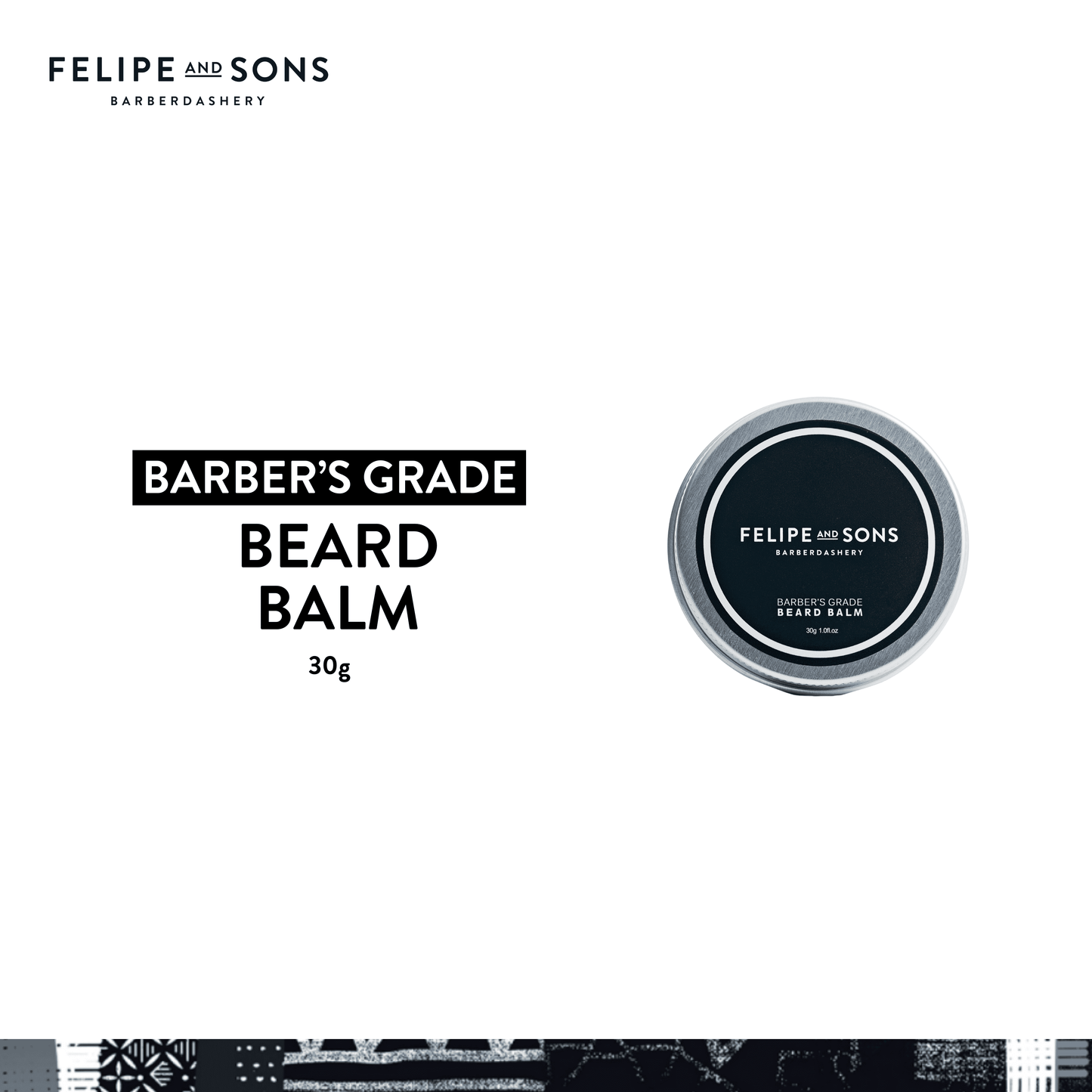 Felipe and Sons Barber’s Grade Beard Balm 30g