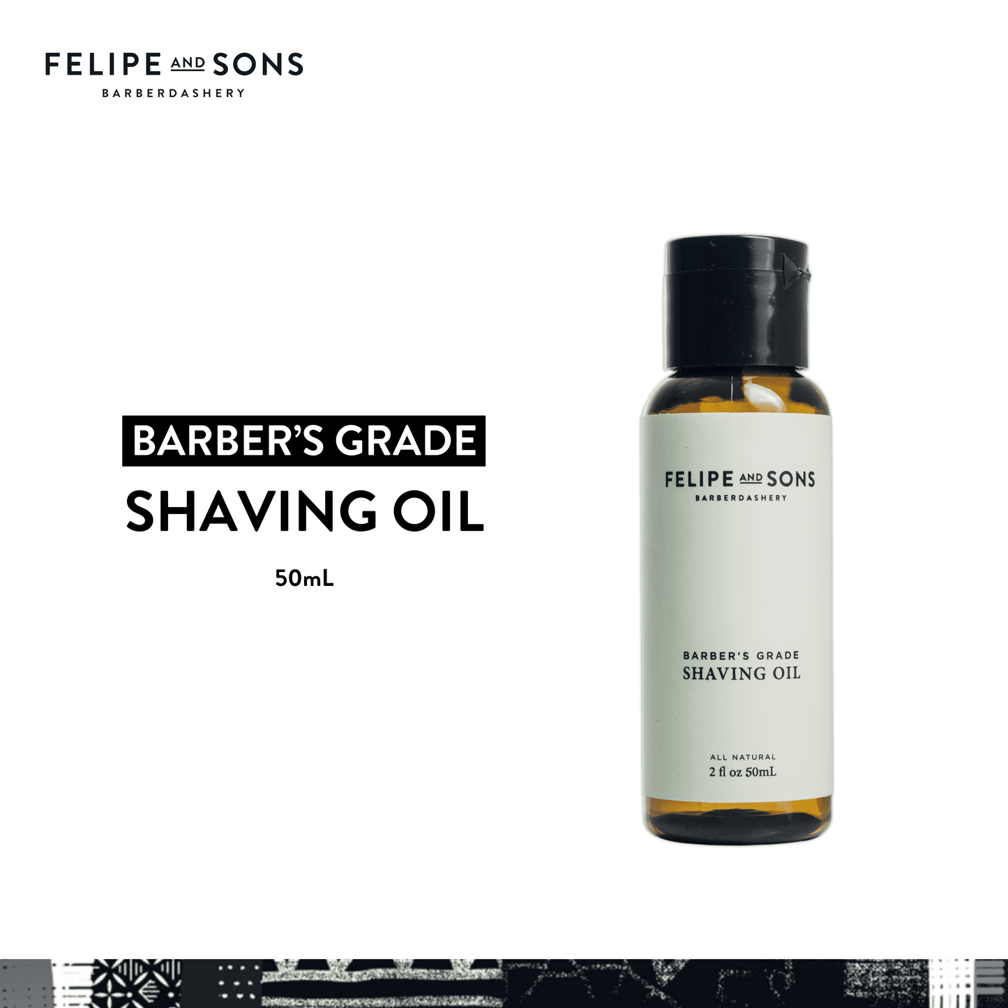Felipe and Sons Barber’s Grade Shaving Oil 50 mL