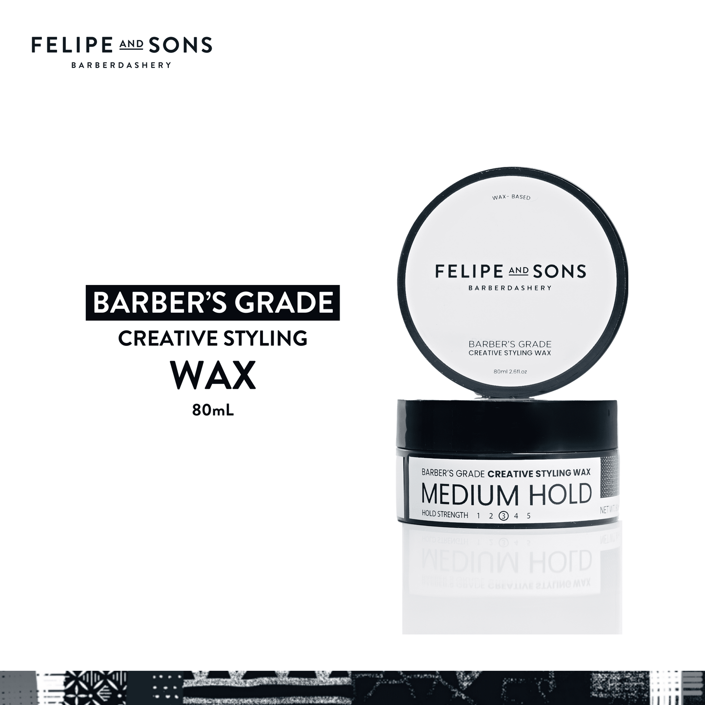 Felipe and Sons Barber’s Grade Creative Styling Wax 80g