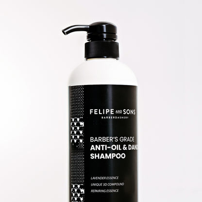 Felipe and Sons Barber’s Grade Anti-Oil and Anti-Dandruff Shampoo 730g